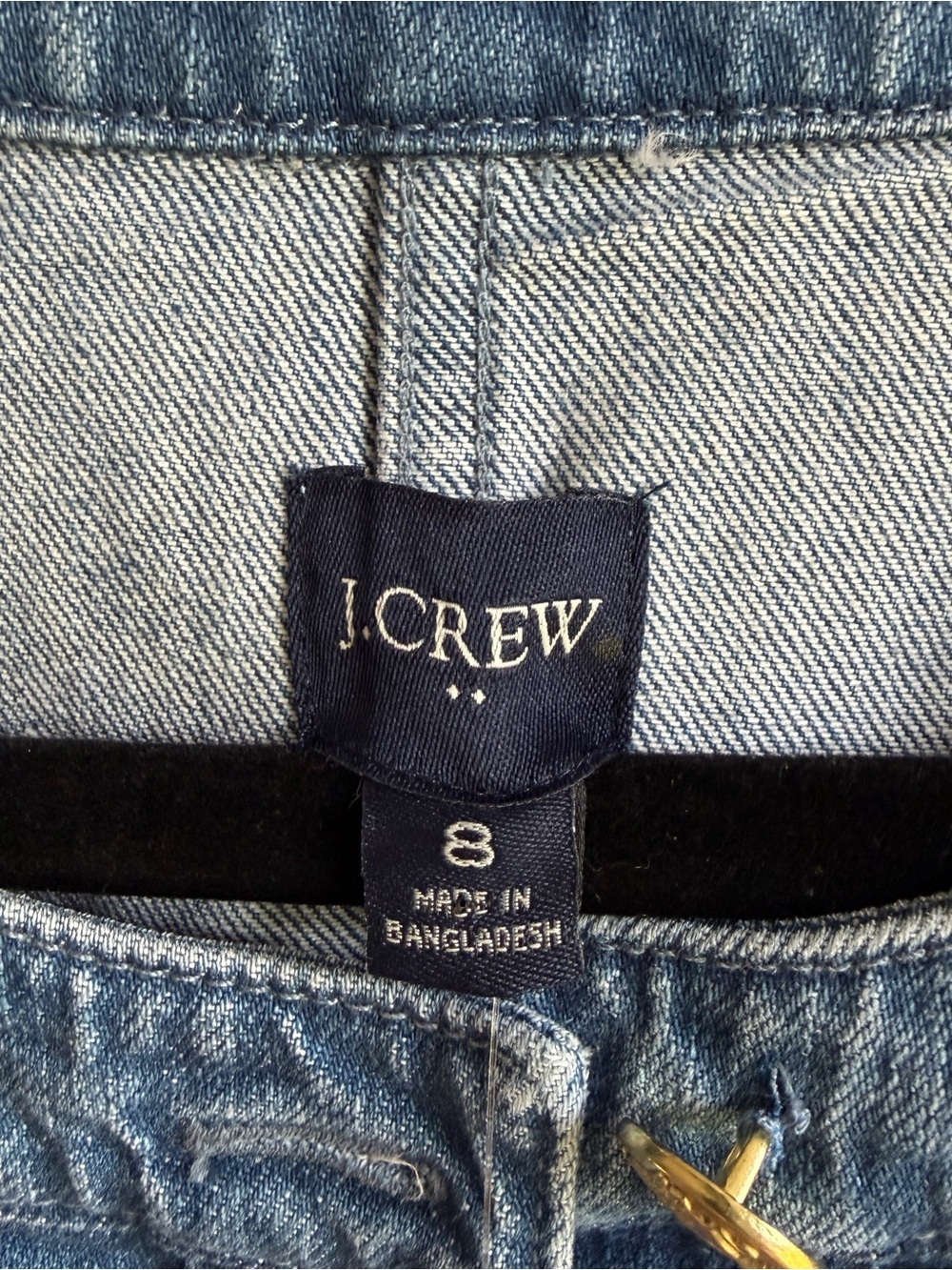 J.Crew Lady Louisa Cropped Denim Jacket Women’s Size 8 - Picture 6 of 11